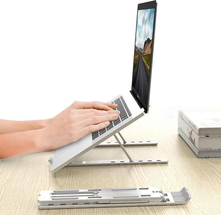 Produktbild Techly ICA-TBL 134TY notebook stand Silver (16")