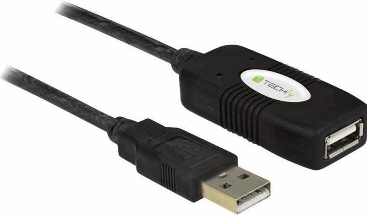 Image du produit Techly USB 2.0 extension active, Hi-Speed (10 m, USB 2.0)