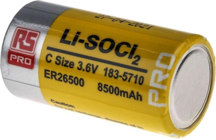 RS PRO Li-Thionylchlorid C Batterie, 3.6V, 8.5Ah (1 Stk., C, 8500 mAh)
