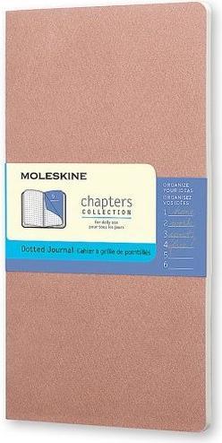 Produktbild Moleskine Chapter-Notizheft Slim Medium, punkteraster, altrosa (A6, Speziallineatur)