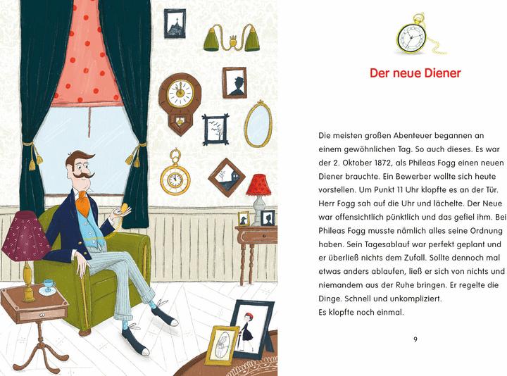 Immagine prodotto Penguin JUNIOR – Einfach selbst lesen: Kinderbuchklassiker - In 80 Tagen um die Welt (Tedesco, Jules Verne, Sven Gerhardt, 2024)