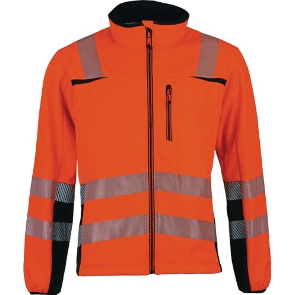 Prevent Trendline, Arbeitsjacke, Warnschutz-Softshelljacke Prevent Trendline Grösse M orange/schwarz (M)
