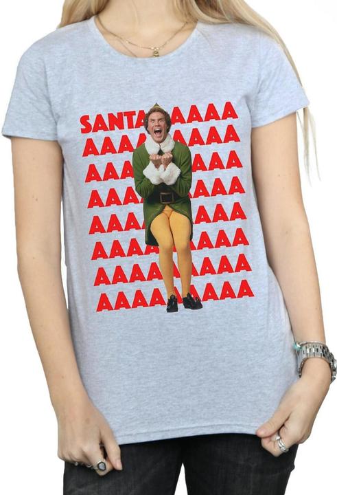 Produktbild Elf Buddy Santa Scream TShirt (L)