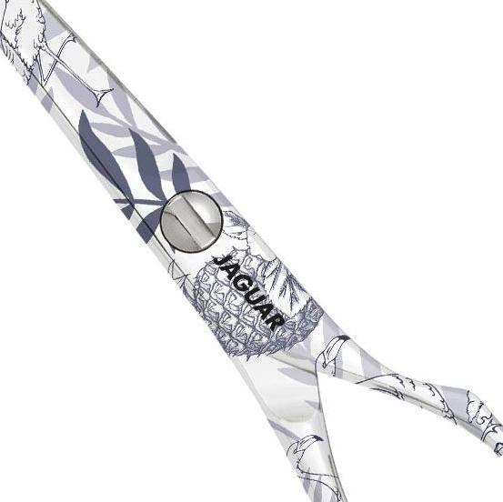 Image du produit Jaguar Ciseaux de coupe de cheveux Flamingo 5.5" 45255-28 White Line (13.97 cm)
