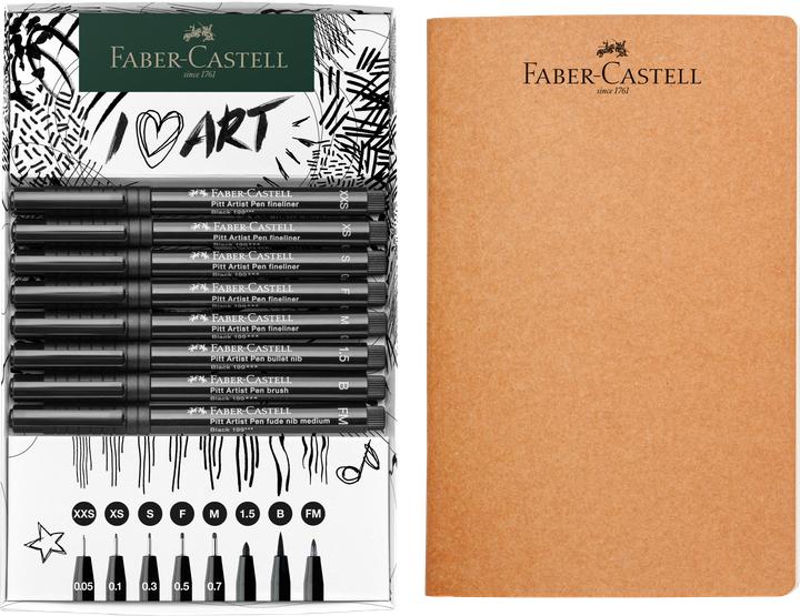 Immagine prodotto Faber-Castell Kreativset Pitt (Nero, 8x)