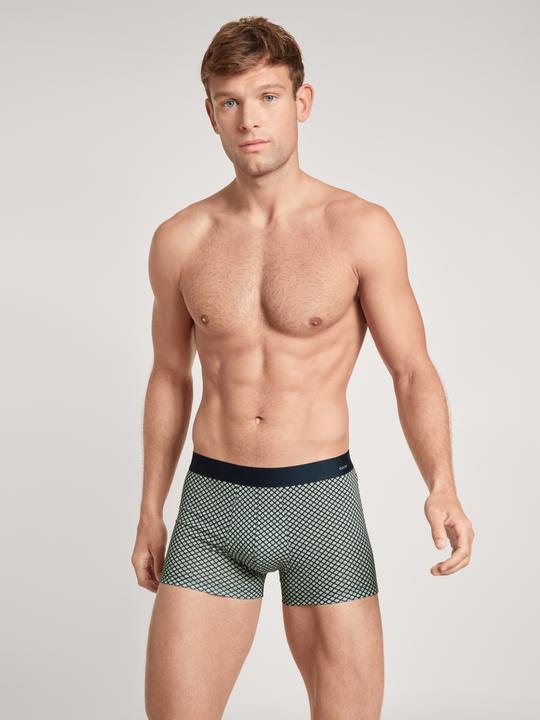 Actual product image Calida Boxer shorts "Cotton Code Design" aqua (M)