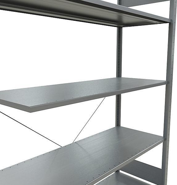 Actual product image eurokraft pro Boltless shelving unit, single row