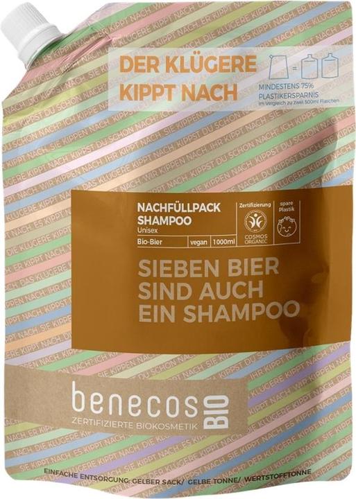 Benecos NF Shampoo beer seven beers are also a shampoo (Liquid shampoo, 1000 ml)