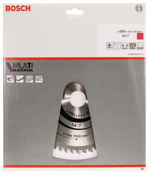 Produktbild Bosch Professional Zubehör PRO Multi Material Kreissägeblatt, 200 x 2,4 x 30 mm