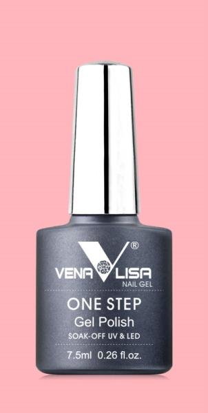 Venalisa Vernis en gel 3 en 1 Rose pâle UV/LED (Rose pâle Rose pâle, Vernis semi-permanent)