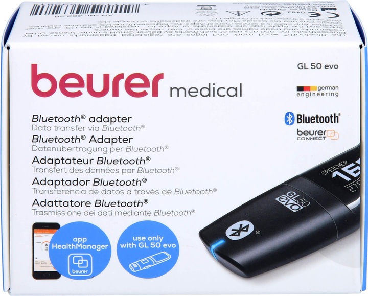 Produktbild Beurer Bluetooth Adapter für Blutzuckermessgerät GL 50 evo (Blutzuckermessgerät)
