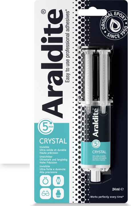 Immagine prodotto Araldite Adesivo di cristallo (75 g, 24 ml)