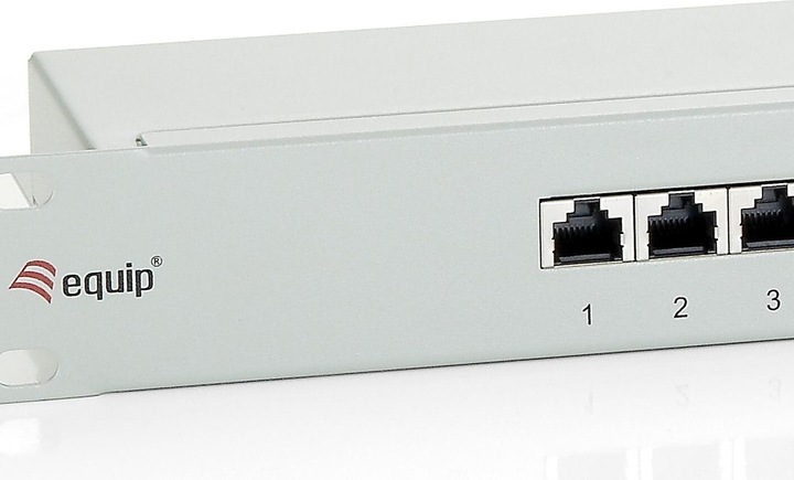 Produktbild equip 19" Patchpanel: 16 Port, 1HE, grau