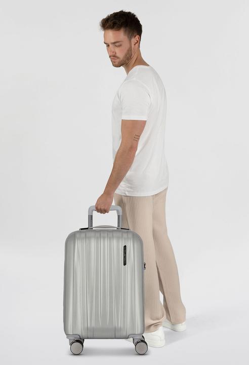 Produktbild Polestream Moonrock 4 Rollen Kabinentrolley 55 cm mit Dehnfalte (34 l)