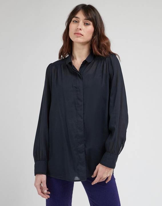 Actual product image Lee Shirred blouse (L)