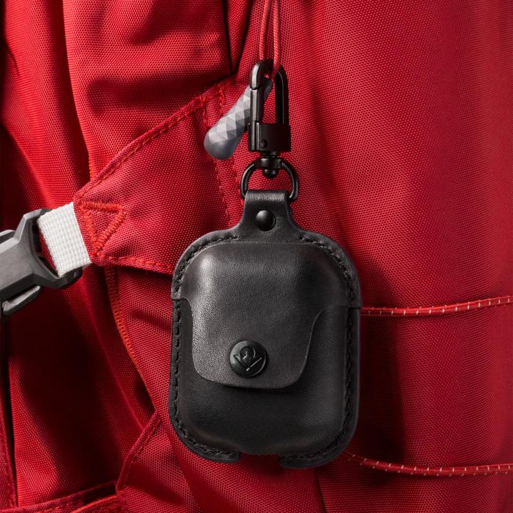 Image du produit TwelveSouth AirSnap Étui en cuir pour AirPods Noir (Sac pour écouteurs)