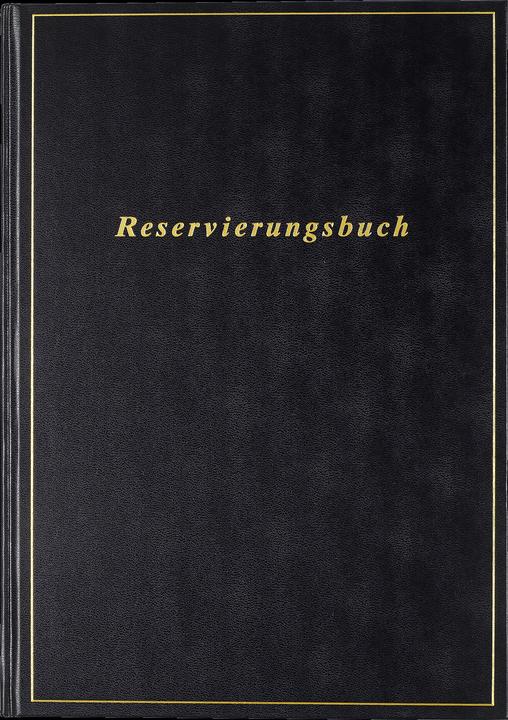 Rido Reservierungsbuch Balacron schwarz (A4, Deutsch)