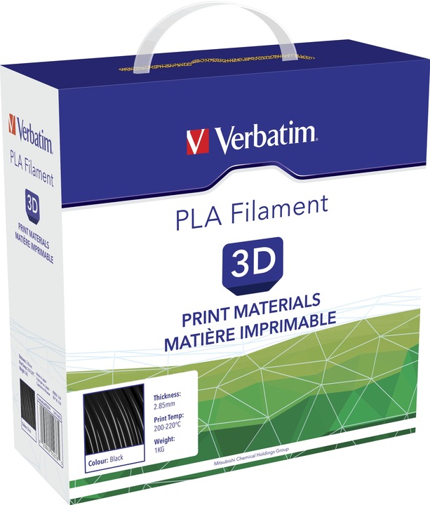 Image du produit Verbatim Filament (PLA, 2.85 mm, 1000 g, Noir)