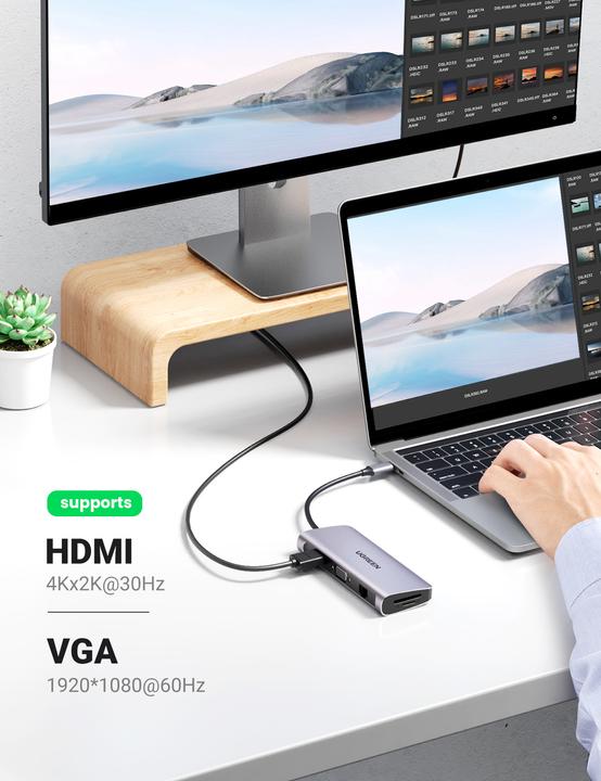 Immagine prodotto Ugreen 10 in 1 -Corsa C (USB-C, 10 Porti)