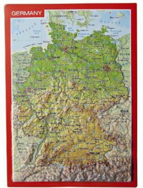 Produktbild Reliefpostkarte Deutschland