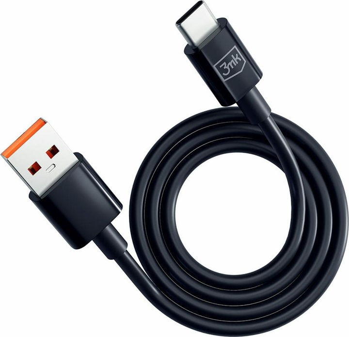 Actual product image 3MK Hyper Cable USB-A - USB-C 1.2m 5A Czarny/Black (1.20 m)