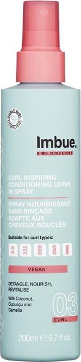 Immagine prodotto Imbue Curl Inspiring Conditioning Leave In Spray 200g - Vegano e compatibile con il metodo Curly Girl