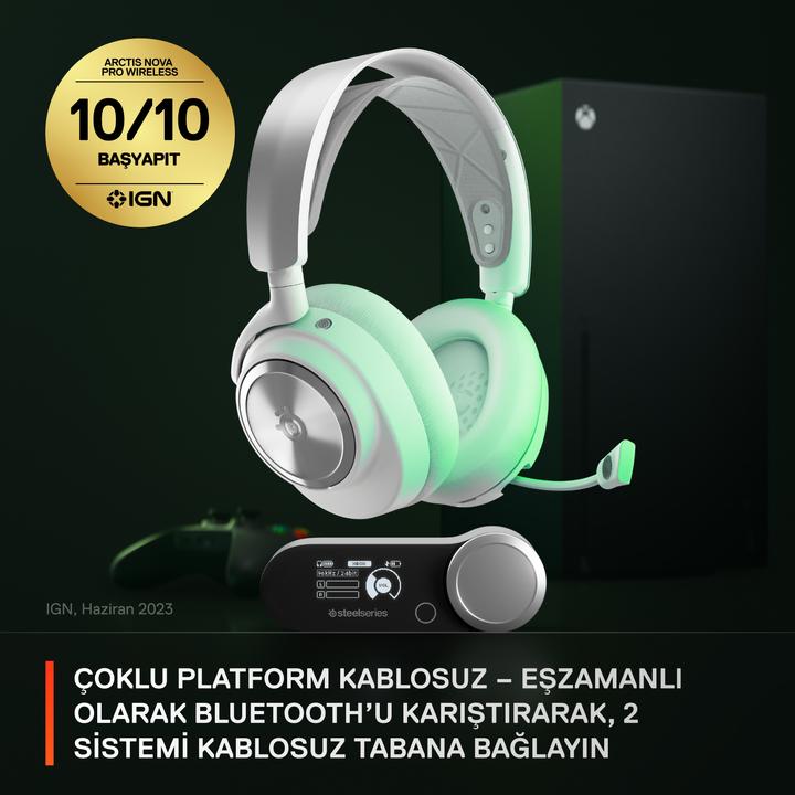 Actual product image SteelSeries Arctis Nova Pro WL X White (Wireless)