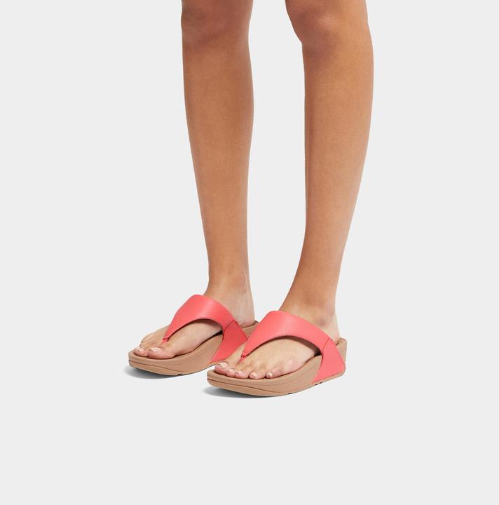 Actual product image Fitflop Lulu Leather Toepost Teenslippers Dames (41)