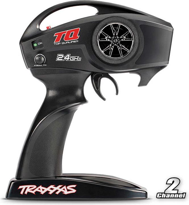 Produktbild Traxxas E-Revo Rot/Blau 1/16 Monster-Truck Rtr Brushed Mit Akku Und USB-C Lader (RTR Ready-to-Run)