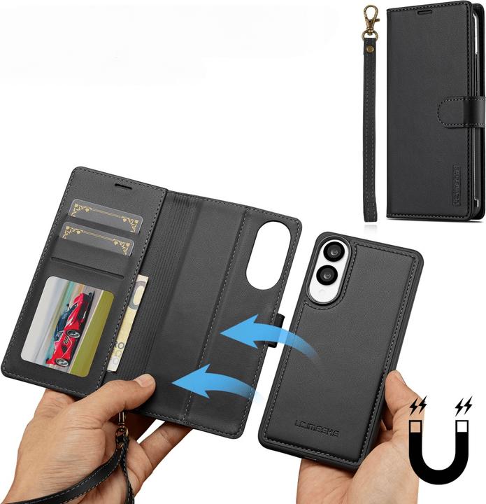 Actual product image LC.Imeeke Galaxy S25 Edge - L2 Serie Brieftasche und Hülle (Samsung Galaxy S25 Edge)