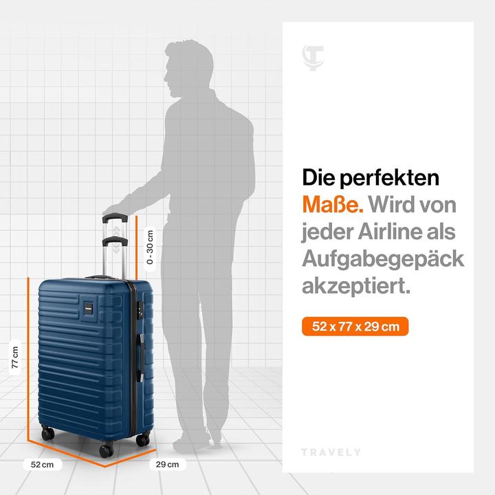 Immagine prodotto Travely Hartschalenkoffer (100 l)