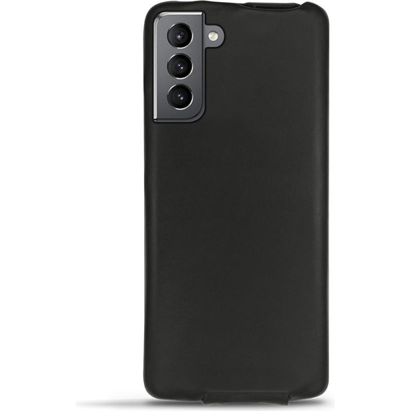 Thumbnail - Noreve Lederschutzhülle vertikal (Samsung Galaxy S21), Smartphone Hülle, Orange