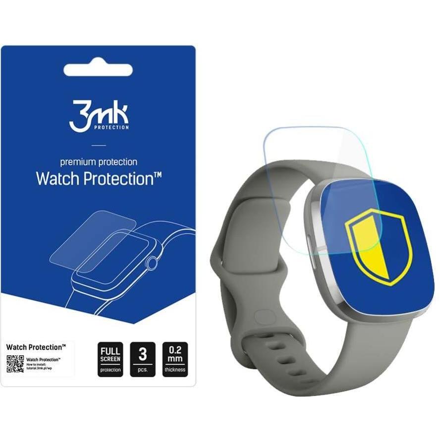 3MK Orologio Folia ARC Fitbit Sense Folia a schermo intero, Accessori per smartwatch