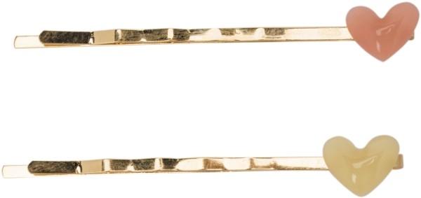 Pinces à cheveux Coeurs (2 pcs)