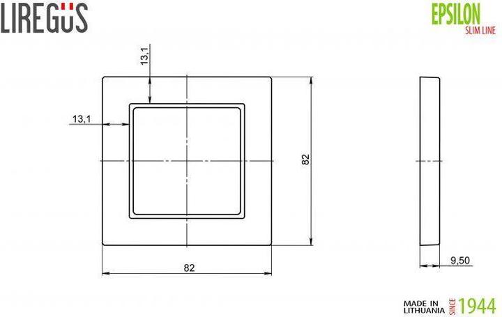 Produktbild Liregus FRAME EPSILON SLIM K14-145-01 BEIGE