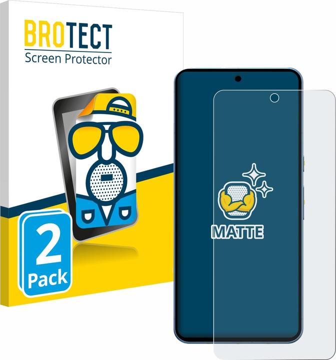 BROTECT Entspiegelungs-Schutzfolie Displayschutz Matt (2 Stück, Google Pixel 8 Pro)