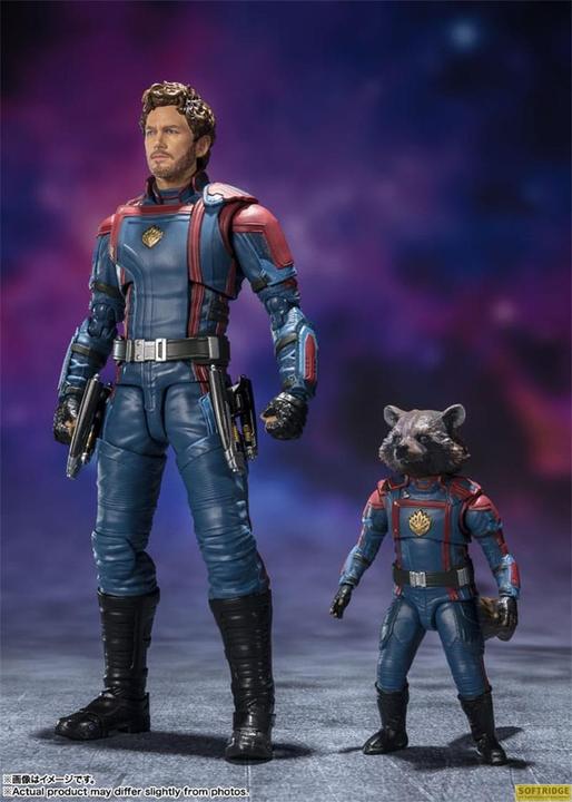 Image du produit Bandai GOTG 3 - Star-Lord & Rocket Raccoon - Figurine S.H. Figuarts 6-15cm
