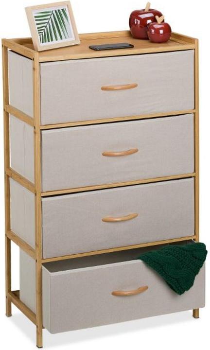 Image du produit Relaxdays Commode d'appoint (58 x 32.50 x 94 cm)