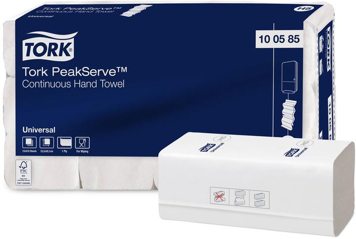 Tork Serviette à main continue Peakserve (4920 x)
