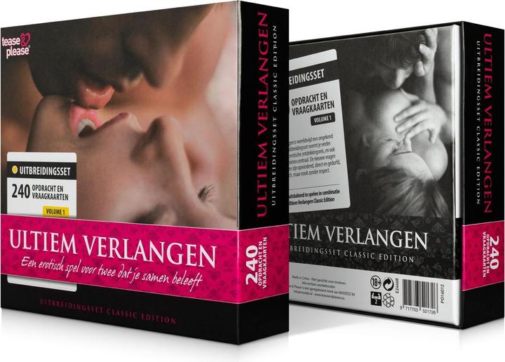 Actual product image tease & please Ultiem Verlangen (Deck of cards, Dutch)