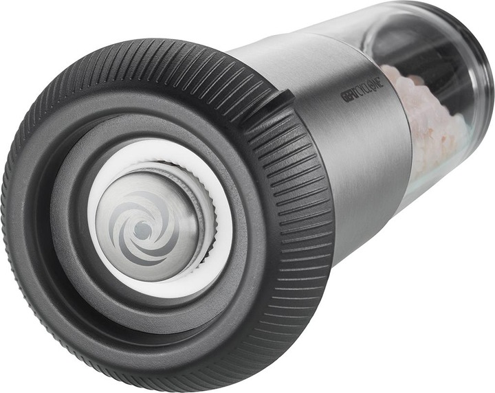 Productafbeelding GEFU Zoutmolen Pepermolen X-PLOSION M roestvrij staal 15 cm + 80 g Rasavat peper
