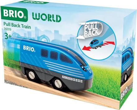 Actual product image Ravensburger BRIO World - 36019 Train with pull-back motor | Toy train for children aged 3 and over