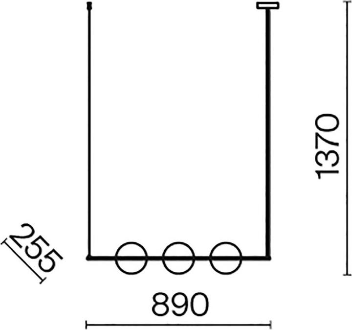 Produktbild Maytoni Erich Pendelleuchte, Hängeleuchte 3x E14 Nickel (E14)