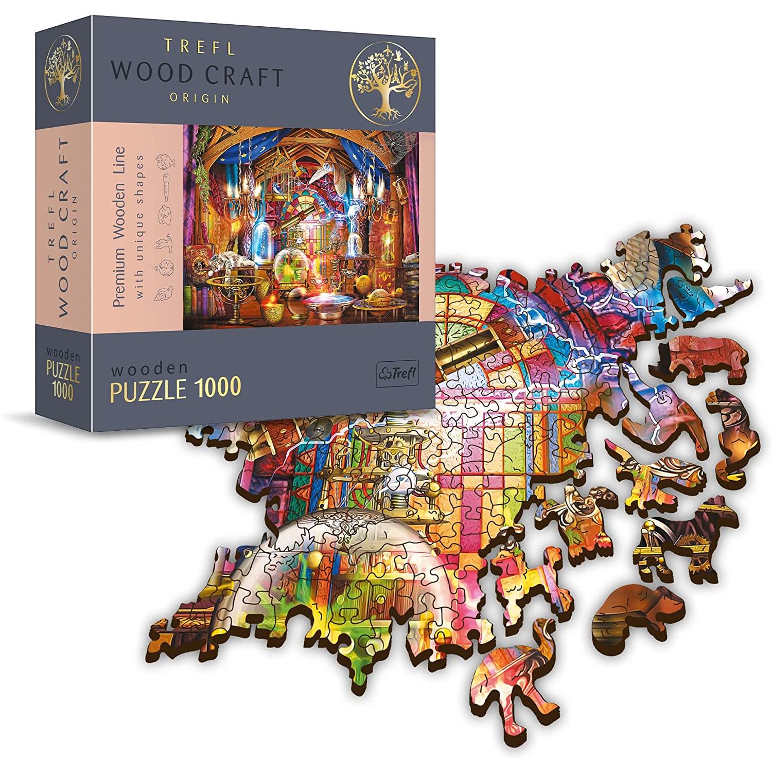Trefl Holzpuzzle Zauberzimmer, 1000 Teile (1000 Teile)