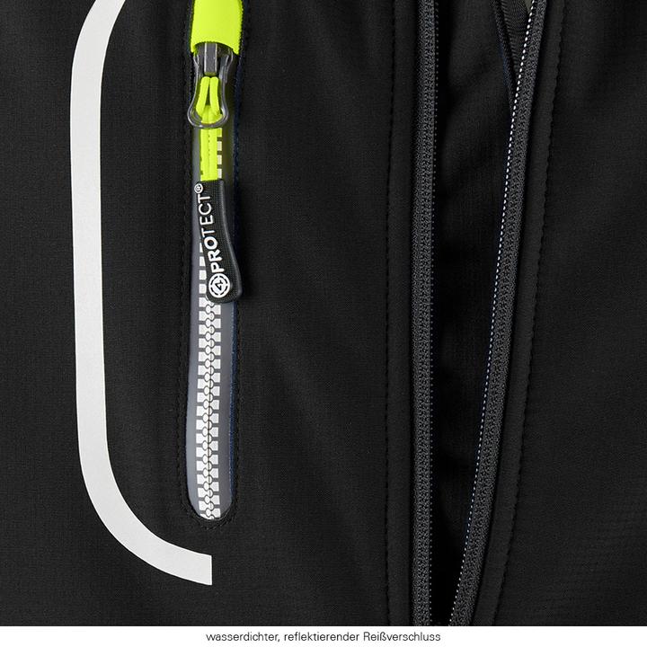 Actual product image BIG Arbeitsschutz Softshell waistcoat IDAHO black, size L (L)