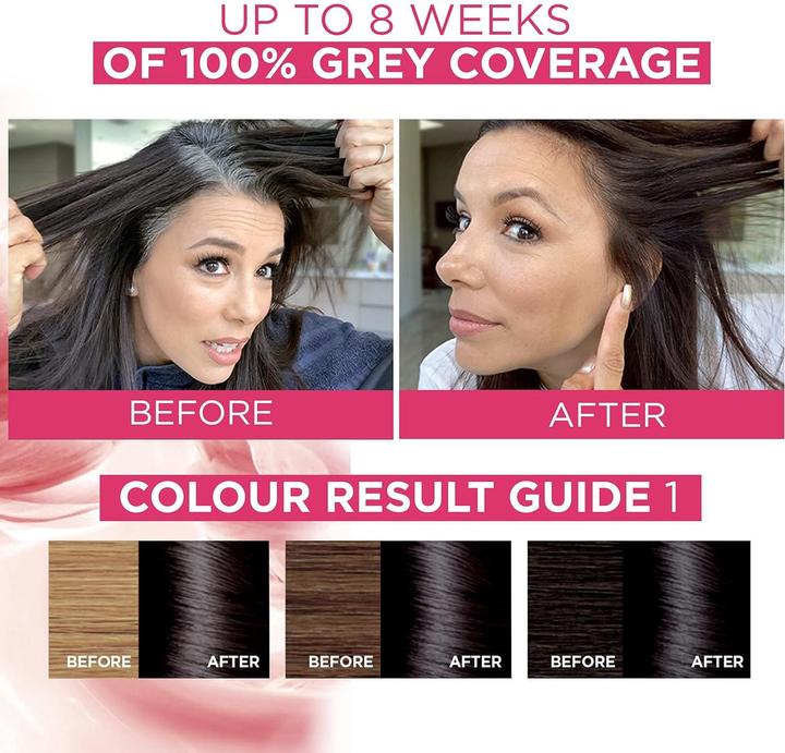Produktbild L'Oréal Paris Excellence Crème Haarfärbeset (1 Dunkles Schwarz)