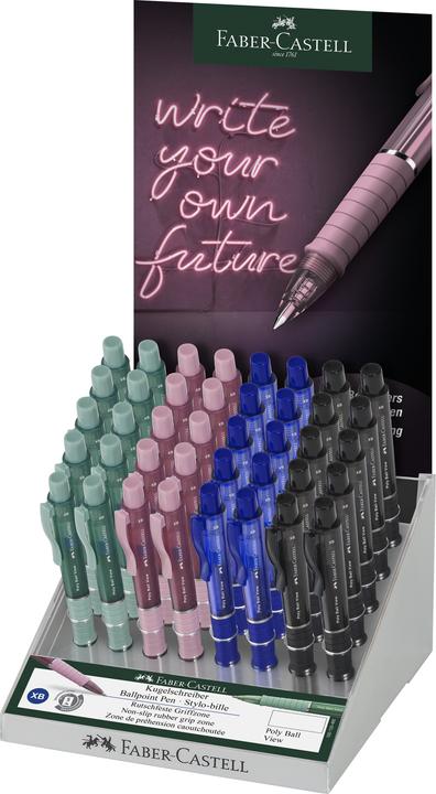 Actual product image Faber-Castell Poly Ball View Ballpoint Pen (DAA326, 40 x)