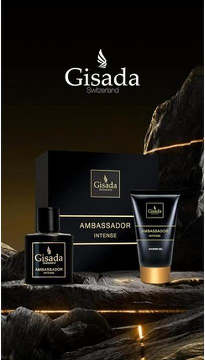 Produktbild Gisada Ambassador Intense Geschenkset Eau de Parfum 50ml & Duschgel 100ml Würzig frischer Herrenduft (Parfum Set)