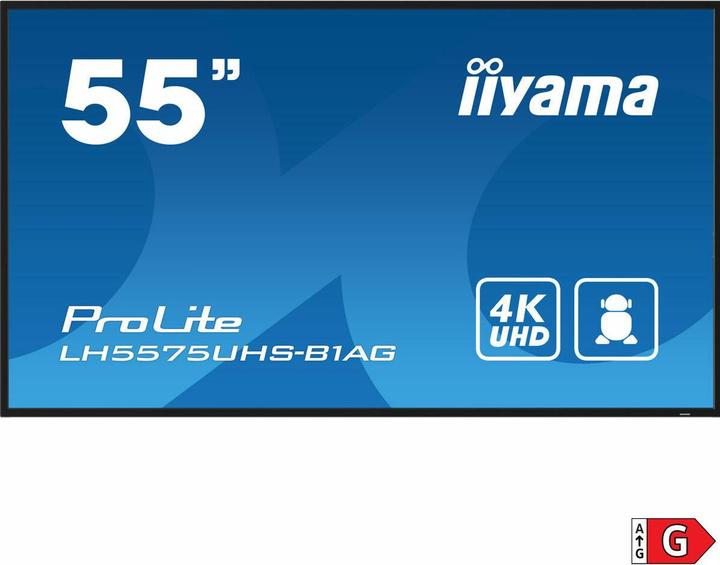 Image du produit iiyama 55 3840X2160 UHD IPS PANEL (3840 x 2160 pixels, 54.60")