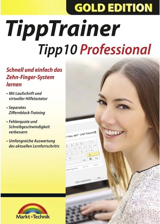 Produktbild TippTrainer Tipp10 Professional Gold Edition (1 User, unbegrenzt)